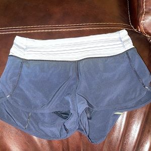 Navy blue lulu shorts (see third pic for true coloring)